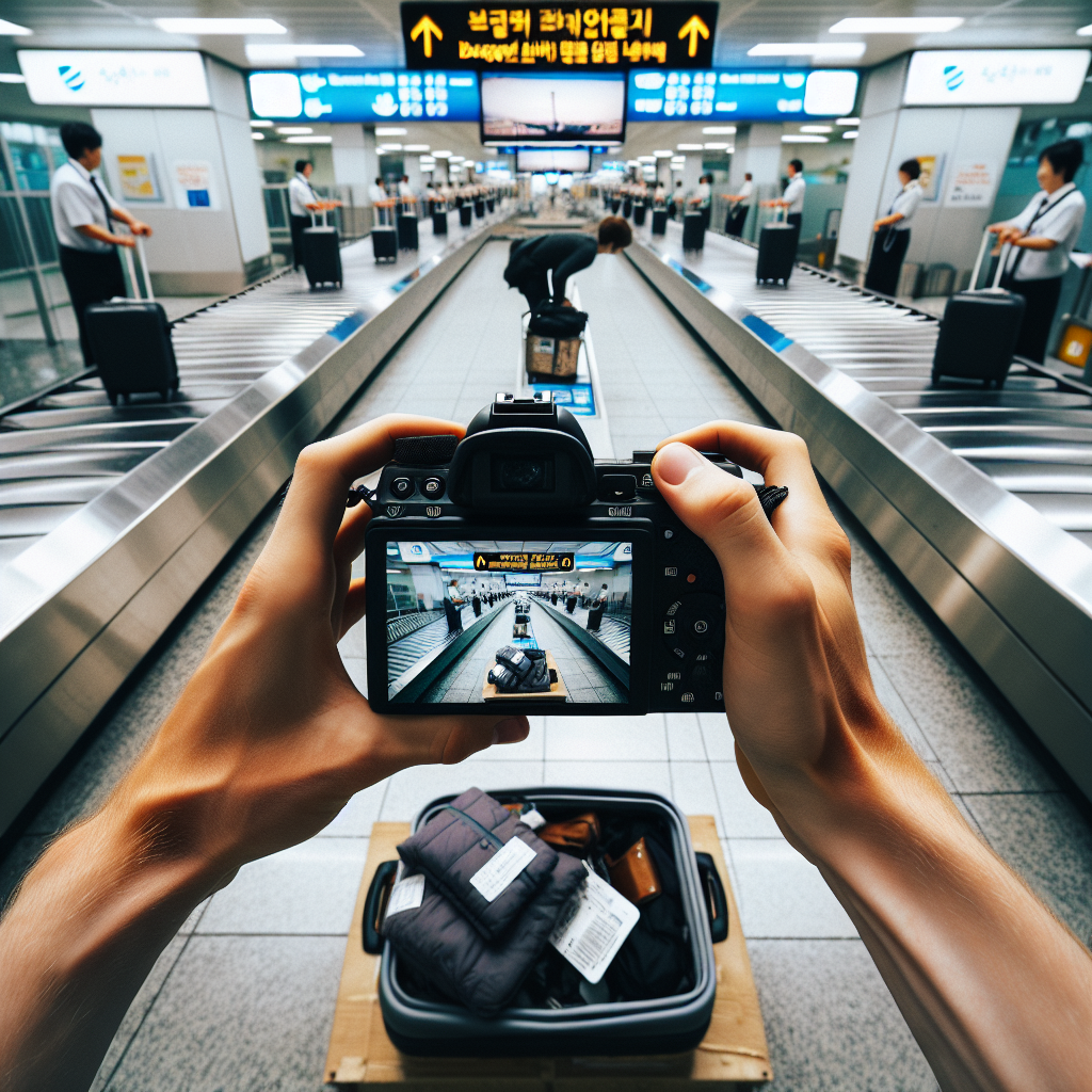 저가항공 수하물 관련 이미지