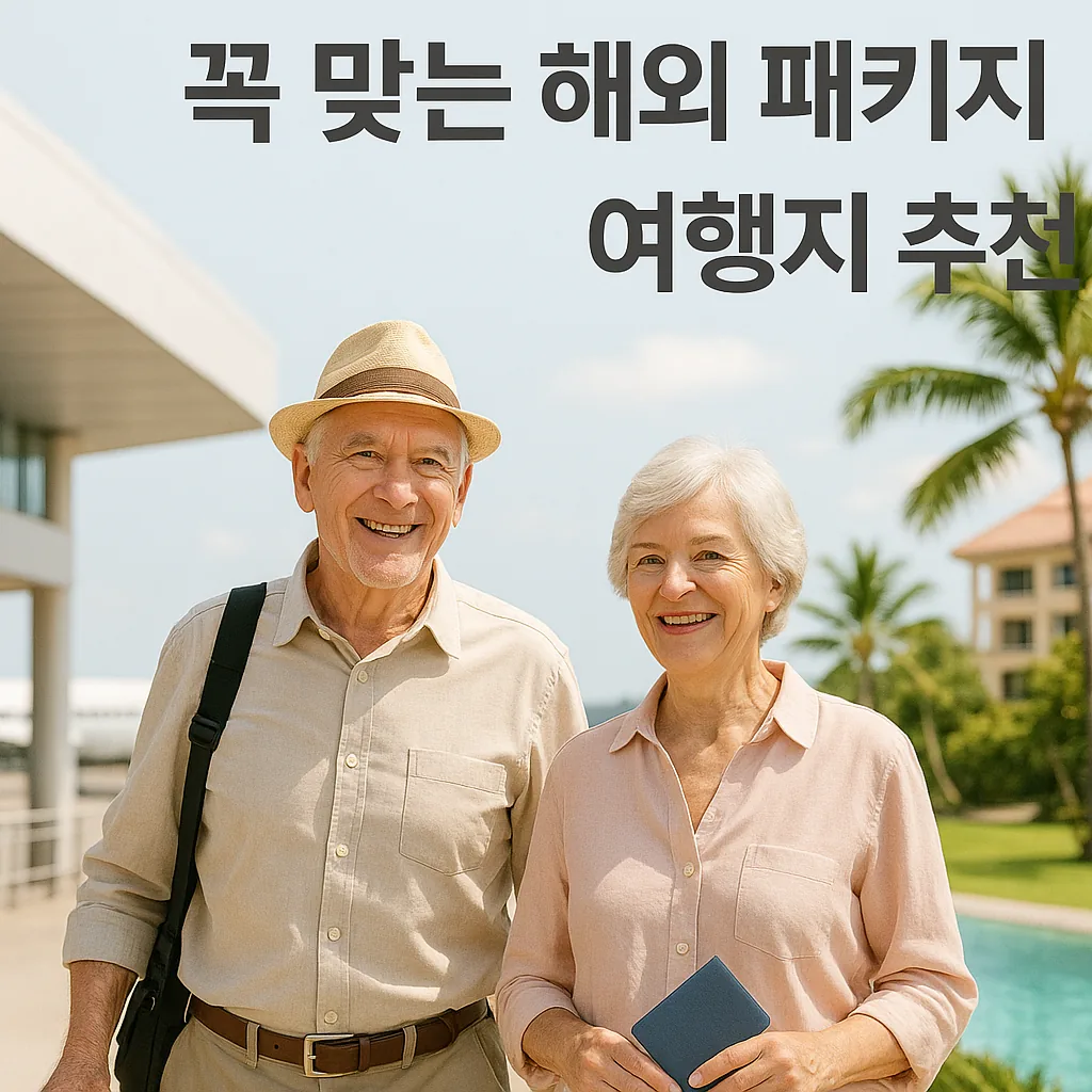 60대 부부 해외 패키지 여행지 추천 TOP 5 — 여유와 편안함이 있는 완벽한 선택 1 60대 부부 해외 패키지 여행지