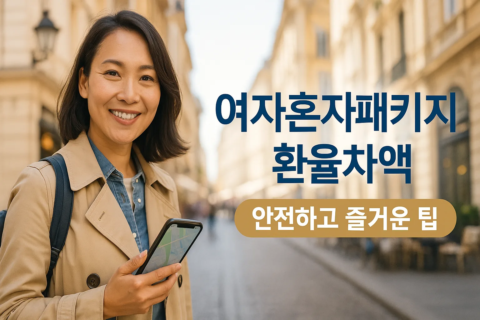 여자혼자패키지여행, 이것만 알면 안전하고 즐거워요!