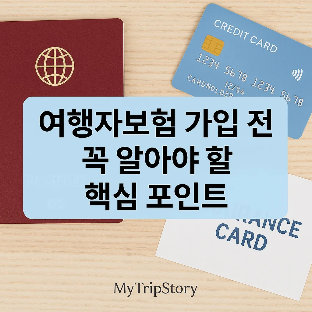 여행자보험 가입 전 필수 6가지 체크리스트